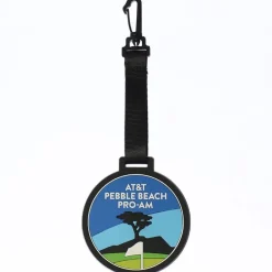 Pebble Beach At&T Pro-Am Rubber Bag Tag