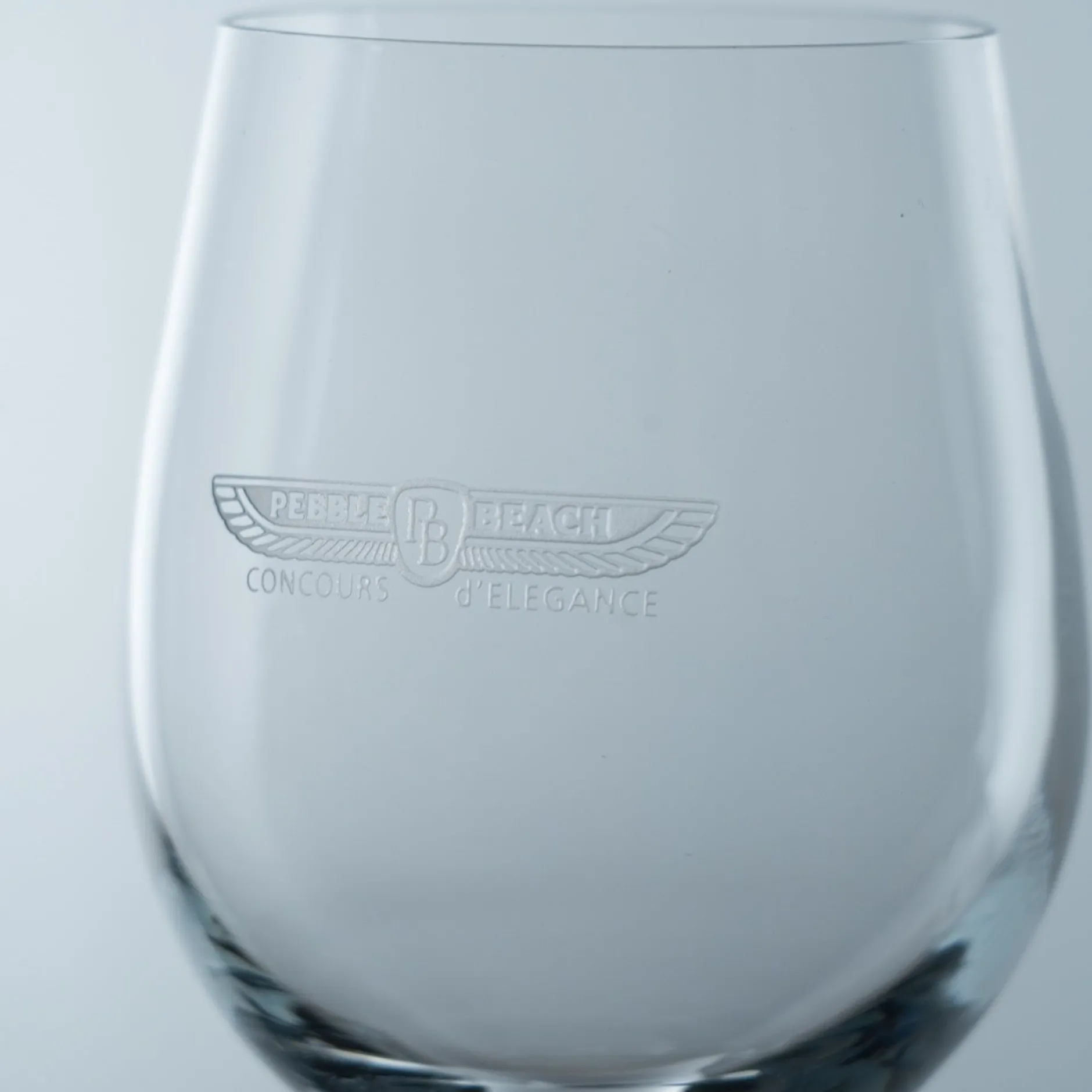 Pebble Beach Concours D'Elegance Set Of 2 White Wine Glasses