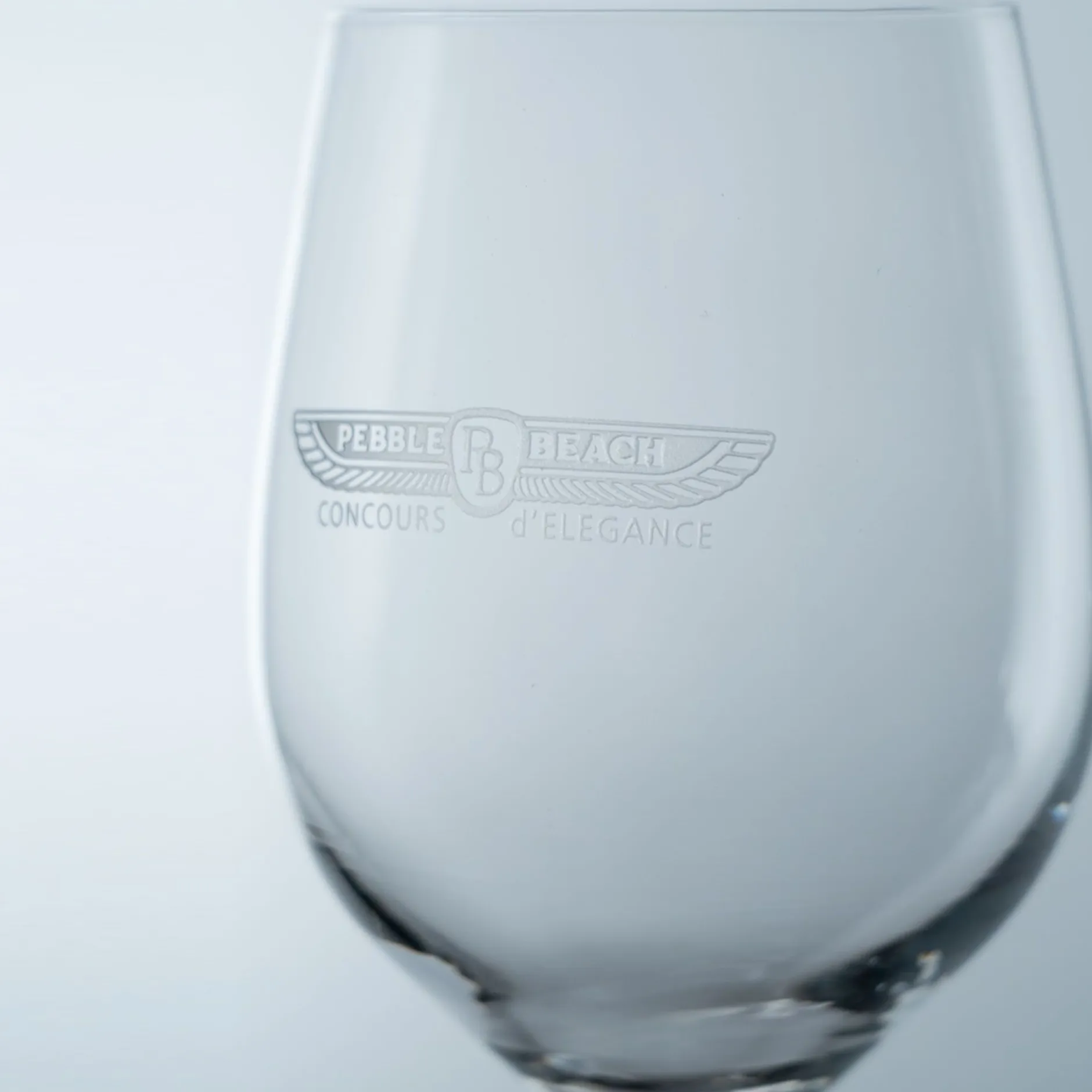 Pebble Beach Concours D'Elegance Set Of 2 Red Wine Glasses