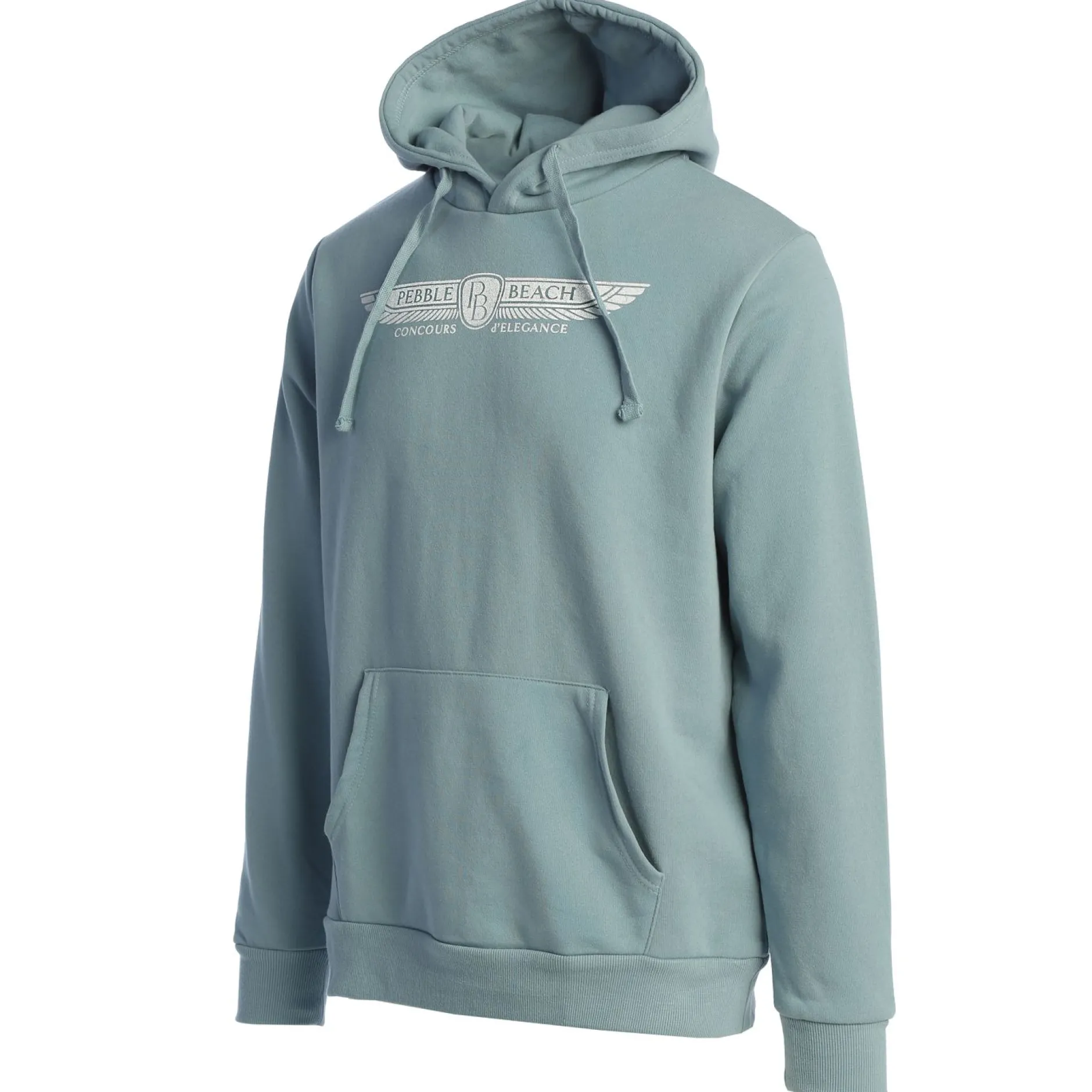Men Pebble Beach Concours D'Elegance Smoke Blue Hoodie By American Needle