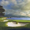 Pebble Beach Culmination By Joann Dost -Metal Print