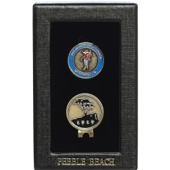 Pebble Beach Del Monte Golf Course Hat Clip & Ball Marker Set