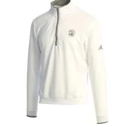 Men Pebble Beach 1/4 Zip Pullover By Adidas