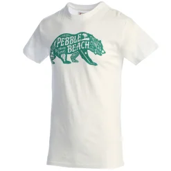 Men Pebble Beach Bear Map Tee By American Needle