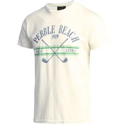 Men Pebble Beach Black Label Links Club Tee By Original Retro Brand