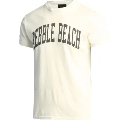 Men Pebble Beach Black Label College Tee By Wildcat Retro