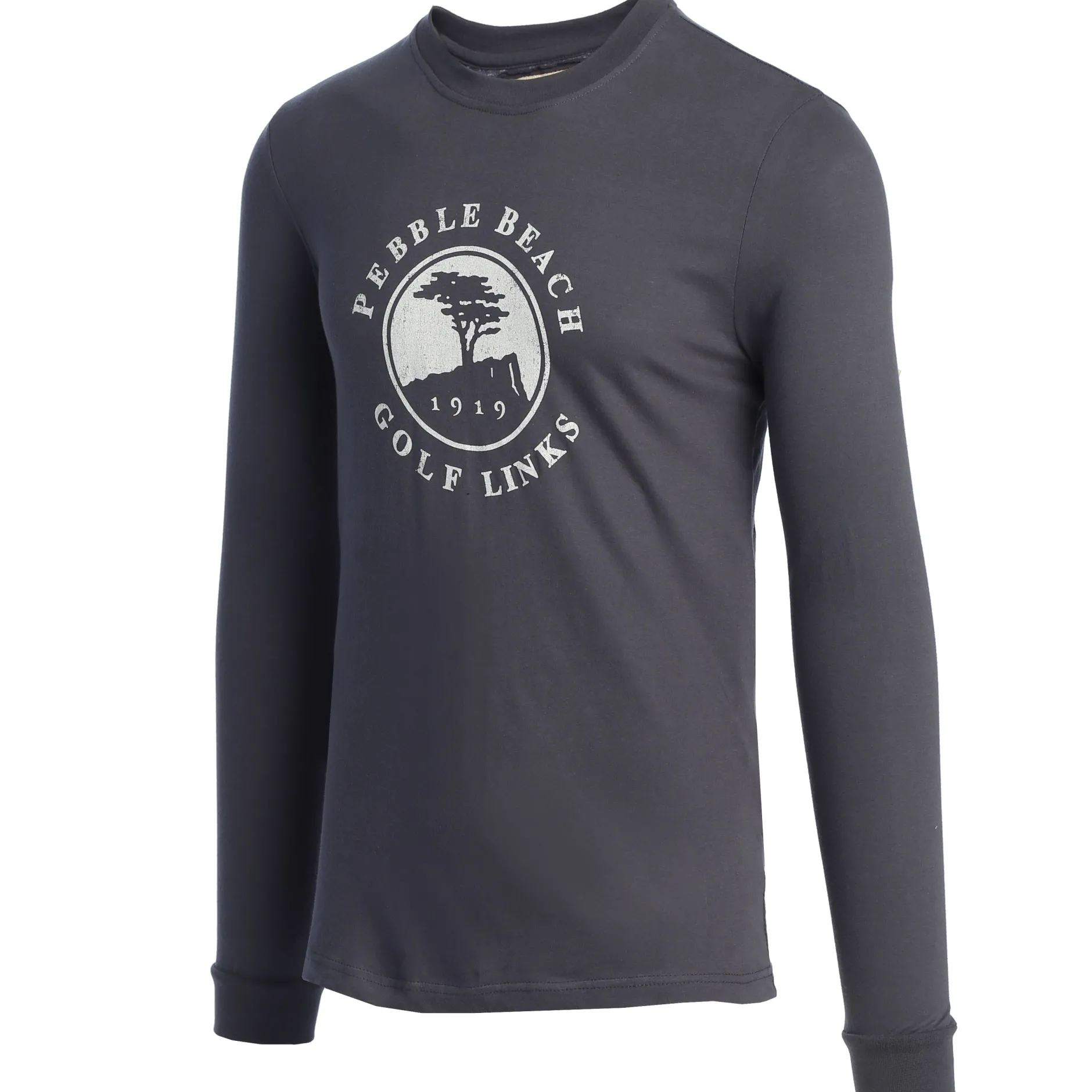 Men Pebble Beach Comfort Logo Long Sleeve Tee By American Needle