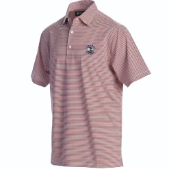 Men Pebble Beach Dc Stripe Polo By Donald Ross