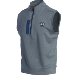 Men Pebble Beach Denny 1/4 Zip Vest By Johnnie-O