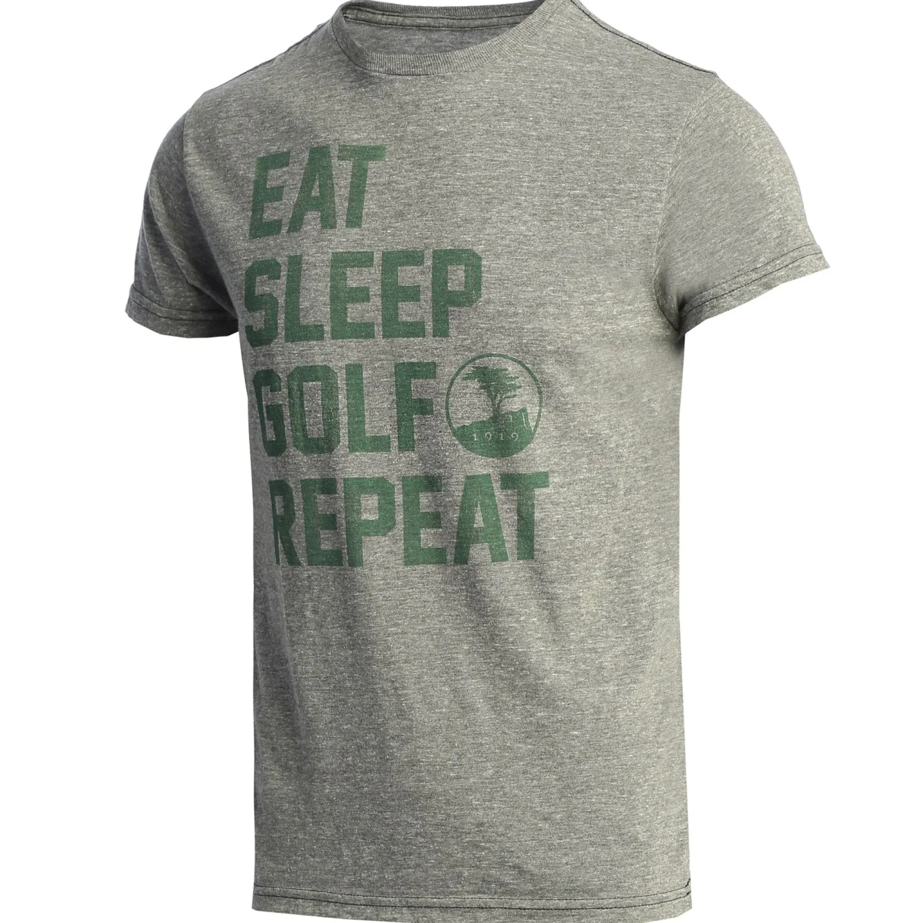 Men Pebble Beach Eat Sleep Golf Repeat Tee By Original Retro Brand