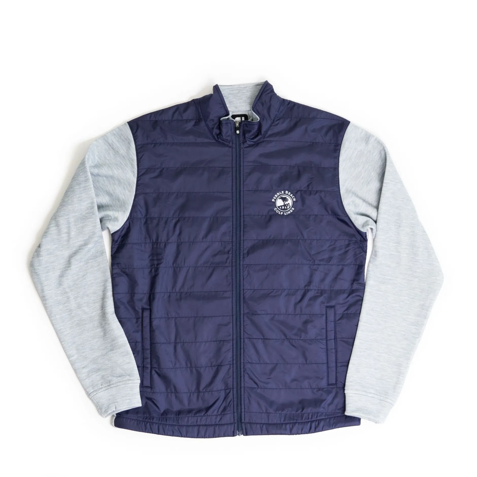 Men Pebble Beach Full-Zip Hybrid Jacket By Footjoy