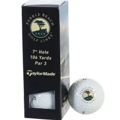 Pebble Beach Golf Links 7Th Hole Sleeve Golf Balls By Taylormade