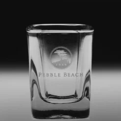 Pebble Beach Heritage Logo Two-Ounce Shot Glass Fine Barware Collection