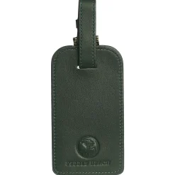 Pebble Beach Leather Luggage Tag