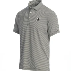 Men Pebble Beach Men's Dri-Fit Player Striped Polo By Nike