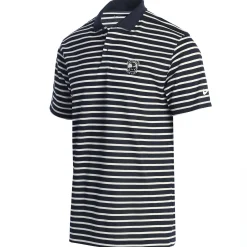 Men Pebble Beach Men's Dri-Fit Wide Stripe Polo By Nike