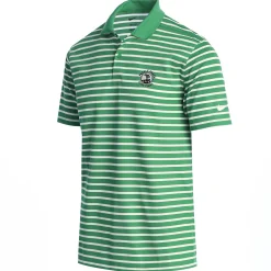 Men Pebble Beach Men's Dri-Fit Wide Stripe Polo By Nike