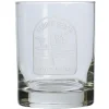 Pebble Beach Pin Flag Scene Rocks Glass