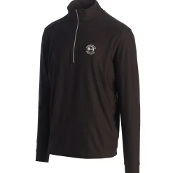 Men Pebble Beach Rounded Crusher 1/4 Zip Pullover By Straight Down