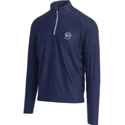 Men Pebble Beach Sport Fit 1/4 Zip Pullover By Donald Ross