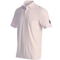 Men Pebble Beach Spring Bloom Go-To Pocket Polo By Adidas