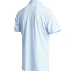 Men Pebble Beach Striped Polo By Peter Millar