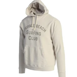 Men Pebble Beach Surfing Club Label Hoodie By Original Retro Brand