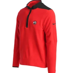 Men Pebble Beach Therma-Fit Fleece 1/2 Zip Pullover By Nike