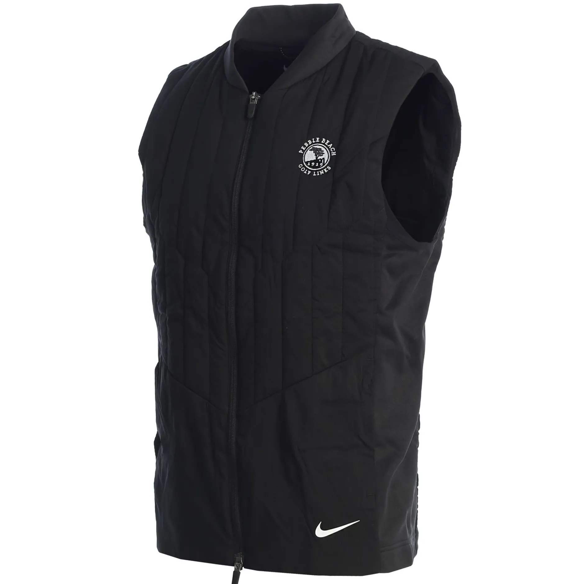 Men Pebble Beach Therma-Fit Repel Full-Zip Golf Vest By Nike