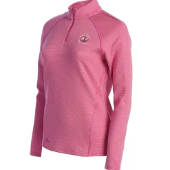 Pebble Beach Women's 1/4 Zip Knit Pullover By Adidas