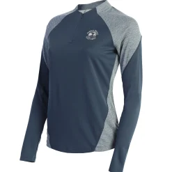 Pebble Beach Women's Heat Ready Mock Zip By Adidas