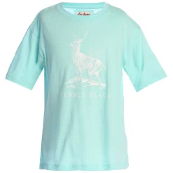 Kids Pebble Beach Youth Forest Stag Tee By American Needle
