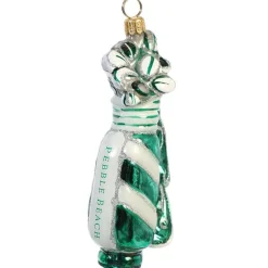 Pebble Beach Pick Your Course Golf Bag Holiday Ornament By Joy To The World Collectibles