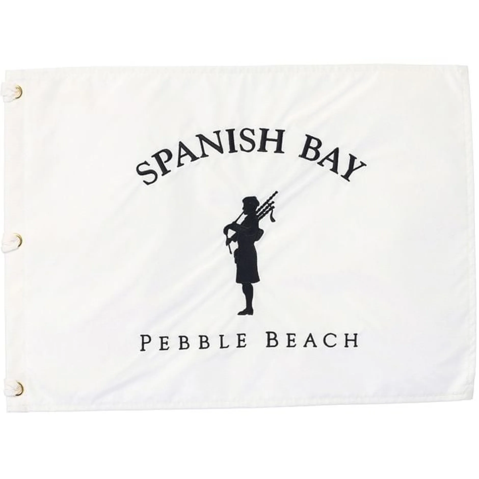 Pebble Beach Spanish Bay Bagpiper Pin Flag