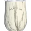 Pebble Beach Spanish Bay Marble Stemless Cup With Lid By Corkcicle