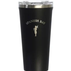 Pebble Beach Spanish Bay Matte Black 16Oz Tumbler With Lid By Corkcicle