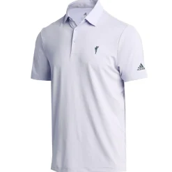 Men Pebble Beach Spanish Bay Men's Ultimate Violet Polo By Adidas
