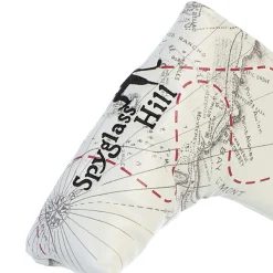 Pebble Beach Spyglass Hill Map Blade Putter Cover By Prg