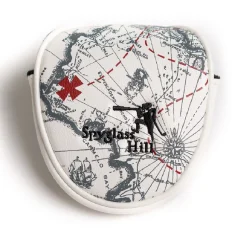 Pebble Beach Spyglass Hill Map Mallet Putter Cover