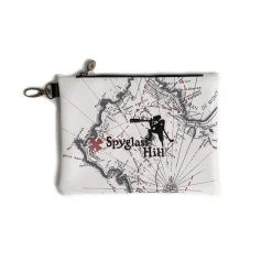 Pebble Beach Spyglass Hill Map Zipper Tote Bag By Prg