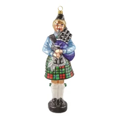 Pebble Beach The Links At Spanish Bay Collectible Female Bagpiper Ornament