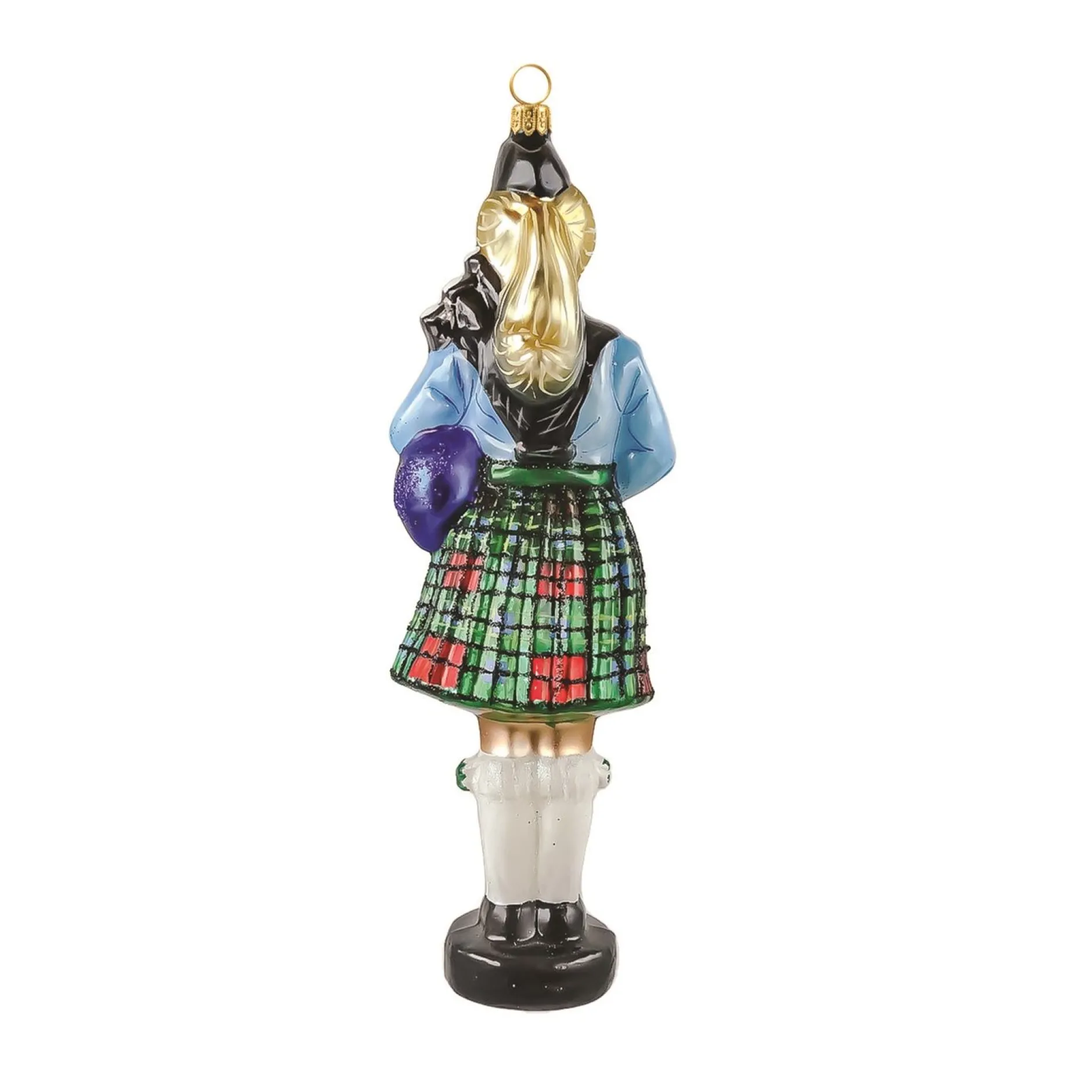 Pebble Beach The Links At Spanish Bay Collectible Female Bagpiper Ornament